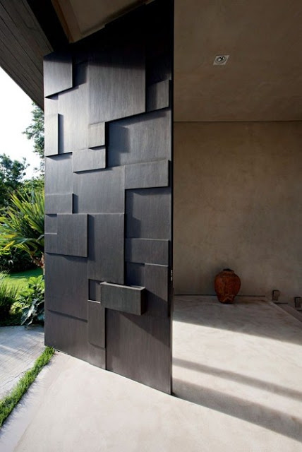 desain pintu depan rumah minimalis modern