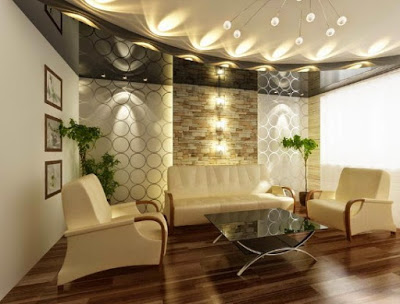 model plafon ruang keluarga minimalis